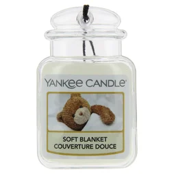 Désodorisant automobile à suspendre, flacon bouchon bois, YANKEE CANDLE couverture douce
