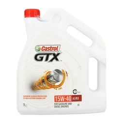 Huile moteur GTX 15W-40 A3/B3 5L CASTROL
