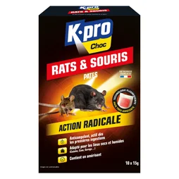 Pates rats souris 150 gr