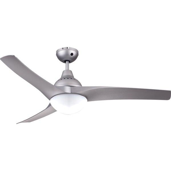 Ventilateur de plafond avec éclairage, INSPIRE Tokyo, argent
