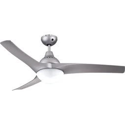 Ventilateur de plafond avec éclairage, INSPIRE Tokyo, argent