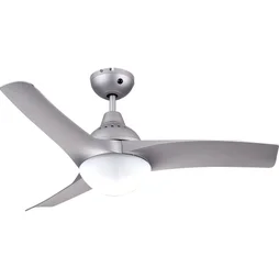 Ventilateur de plafond avec éclairage, INSPIRE Aruba, argent