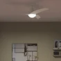 Ventilateur de plafond avec éclairage, INSPIRE Tokyo, blanc