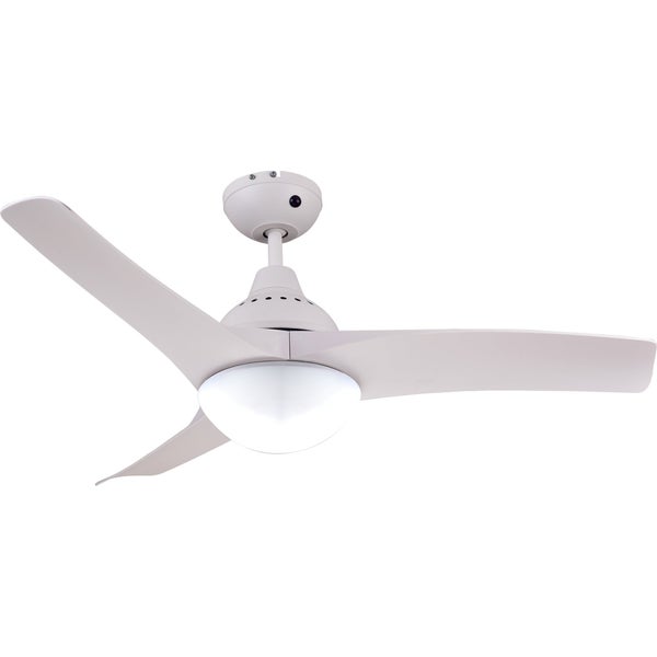Ventilateur de plafond avec éclairage, INSPIRE Aruba, blanc