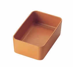 Mangeoire plastique rectangulaire simple pour lapin