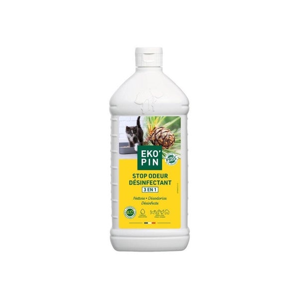 Stop odeur desinfectant 3 en 1 ekopin 1l