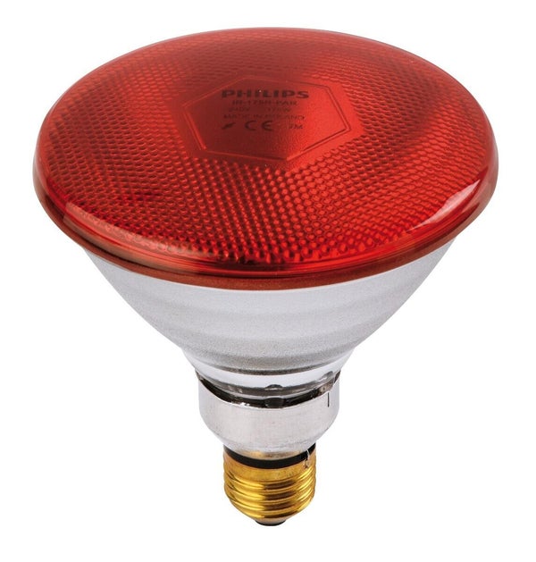 Ampoule infra rouge/par, 100w, rouge, PHILIPS