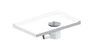 Bonde capot extra-plate horizontale pour receveur de douche diam. 90 mm h. 85 mm en inox, EQUATION