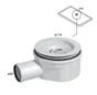 Bonde sans capot extra plate pour receveur de douche diam. 90 mm h.57 mm , EQUATION