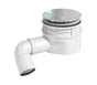Bonde de douche sortie orientable couvercle inox diam. 90 h.85, EQUATION