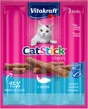 Lot de 3 friandises pour chat VITAKRAFT Stick mini saumon