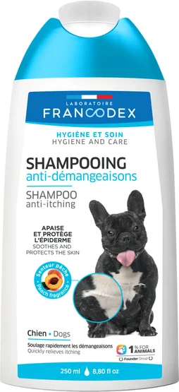 Shampooing pour chien anti-démangeaisons, 250 ml