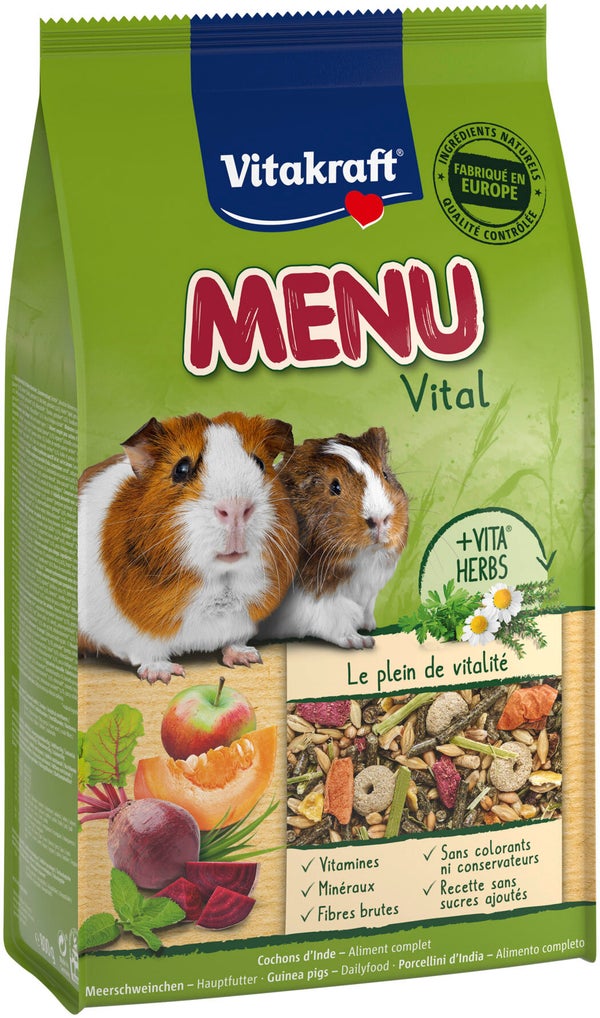 Aliment cochon d'inde menu 800 gr VITAKRAFT