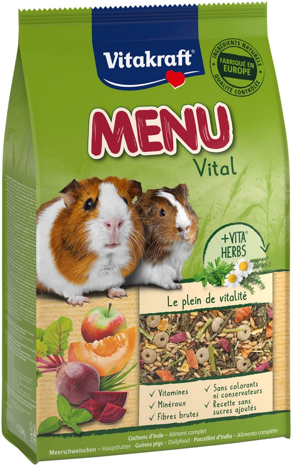 Aliment cochon d'inde menu 2.5 kg VITAKRAFT