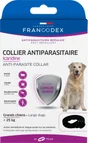 Collier antiparasitaire chien +25kg icaridine noir 75cm  FRANCODEX