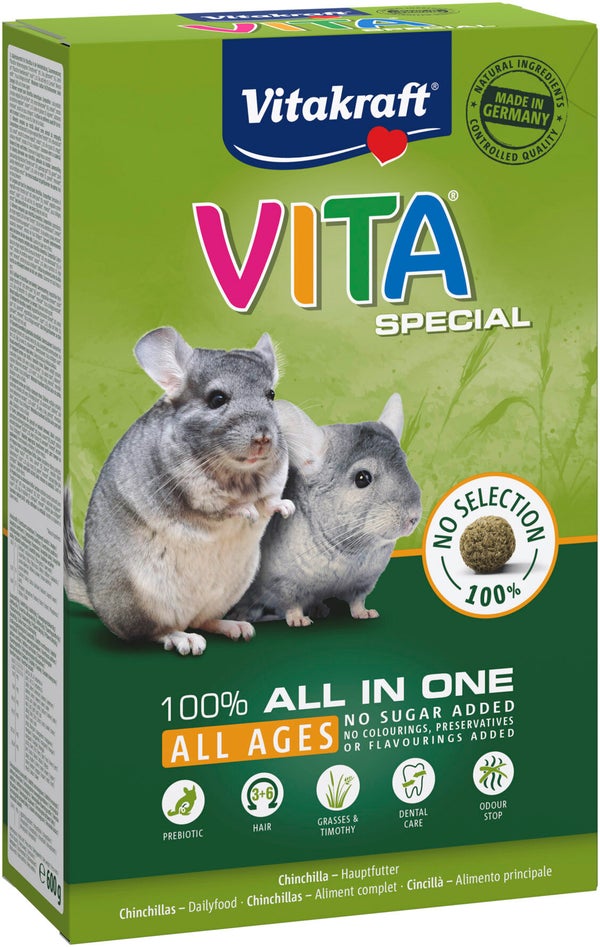 Aliment chinchilla vita spécial 600 gr VITAKRAFT