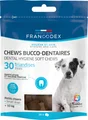 Friandise chiot/chien -10kg chews dentaires algue/menthe 30pc