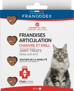 Friandise chat confort articulaire chanvre krill 12 pièces