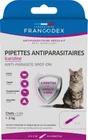 Antiparasitaire chat + 2 kg icardine pipettes 4 x 1 ml