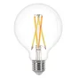 Ampoule led globe 95 mm E27 11w=100W 1521 lm claire 2200 à 6500K cct/dim tout en 1, LEXMAN