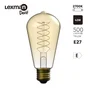 Ampoule led LEXMAN Edison E27 4,8 W=42 W 500 lm 2700k carbon twist ambre