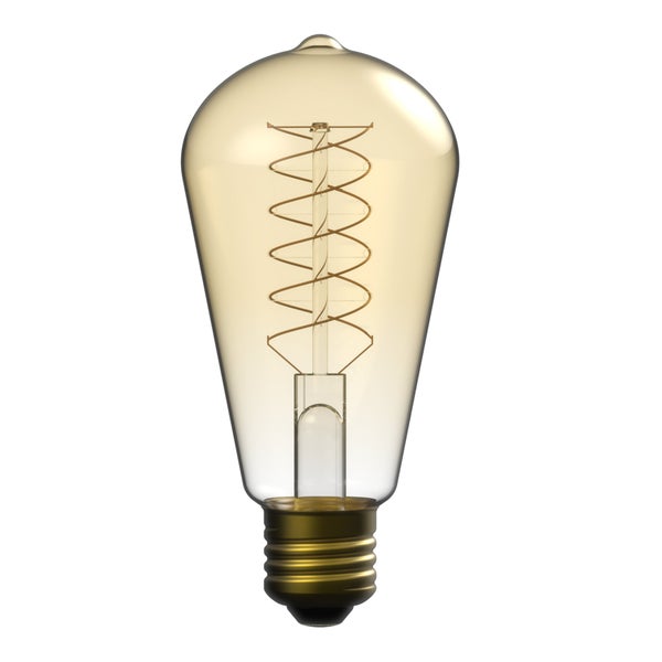 Ampoule led LEXMAN Edison E27 4,8 W=42 W 500 lm 2700k carbon twist ambre