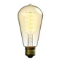Ampoule led LEXMAN Edison E27 4,8 W=42 W 500 lm 2700k carbon twist ambre