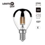 Ampoule led spherique LEXMAN E14 2,2 W=25 W 250 lm 2700 k argent 