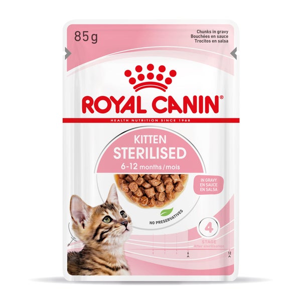 Pâtée chaton stérilé scie 1 x 85 gr