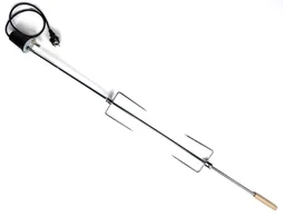 Kit tournebroche pour barbecue TITAN ROTISSOIRE PRO broche 127 cm longueur utile env 106 cm  moteur électrique