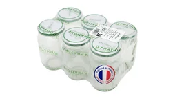 Pack de 6 pots de miel 390ml couvercle to diam.63mm Le Pratique
