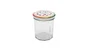 Confiturier 200ml d70mm couvercle decore LE PRATIQUE pack 6