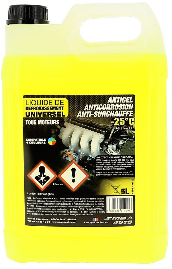 Liquide de refroidissement universel-traceur -25/+104/150 000km SBM 5l