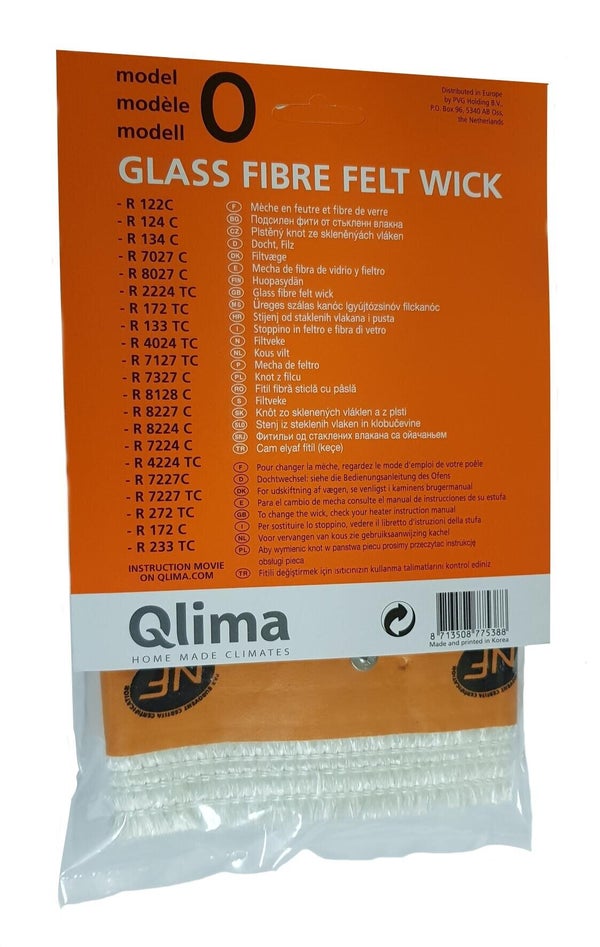 Mèche poêle à pétrole pour R134C/R7027C/R8027C, QLIMA