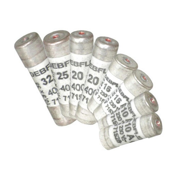 Lot De 8 Fusibles Céramique 10/16/20/25/32 A
