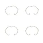 Lot de 4 ressorts anneau fixe INSPIRE acier