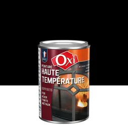 Peinture radiateur noir satin OXI Haute température 0.25l 