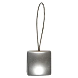 Embrasse Aimantée Carrée, Argent