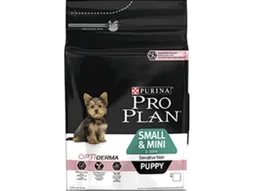 Croquette chien PRO PLAN smal puppy sensitiv skin riche saumon/riz 3kg