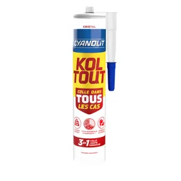 Colle transparente, koltout CYANOLIT, cartouche 290 ml