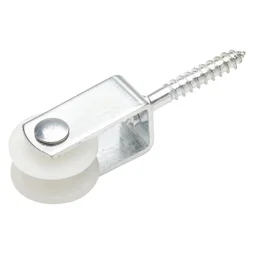 Poulie À Vis Acier Zingué, Standers, Diam.25 X L.80 X L.25 Mm