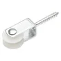 Poulie À Vis Acier Zingué, Standers, Diam.25 X L.80 X L.25 Mm