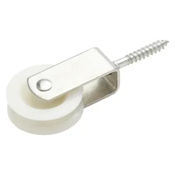 Poulie À Vis Acier Zingué, Standers, Diam.40 X L.95 X L.40 Mm