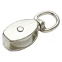 Poulie À Oeil Pivot Zamak Nickelé, Standers, Diam.30 X L.86 X L.40 Mm