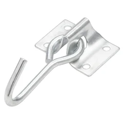 Crochet Mobile Et Platine Acier Zingué, Standers, Diam.7 X L.70 X L.45 Mm