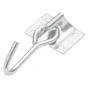 Crochet Mobile Et Platine Acier Zingué, Standers, Diam.7 X L.70 X L.45 Mm