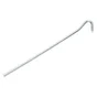 Lot de 10 sardines en acier galvanisé, STANDERS, L.180 x l.4 mm