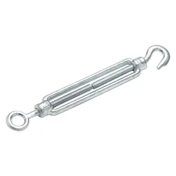 Tendeur Crochet / Oeil Acier Zingué, Standers, Diam.6 X L.16 X L.8 Mm