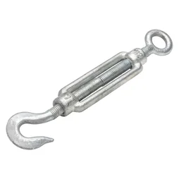 Tendeur Crochet / Oeil Acier Zingué, Standers, Diam.12 X L.51 X L.32 Mm