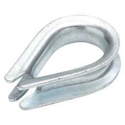Cosse Coeur Acier Zingué, Standers, Diam.14 X L.125 X L.18 Mm